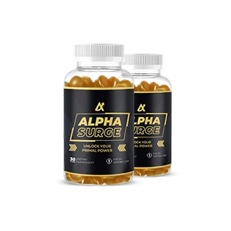 Alpha Surge Natural Men's Wellness Formula — 2 Bottle / 60 Day Pack